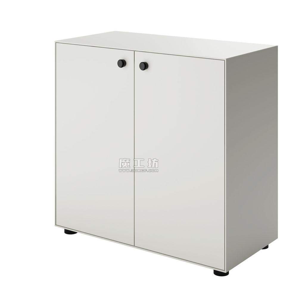 Piure Link Vitrine Storage with Doors
