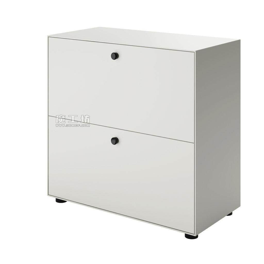 Piure Link Vitrine Storage with Drawer 75 and 112