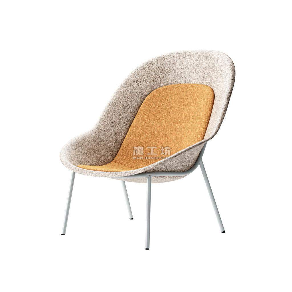 De Vorm Nook PET Felt Lounge Chair