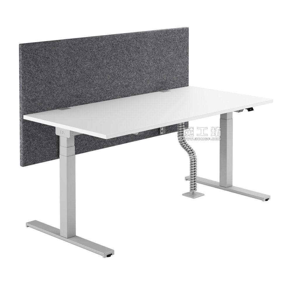 TALO. Konig+Neurath YOU Office Desk with Cable Chain