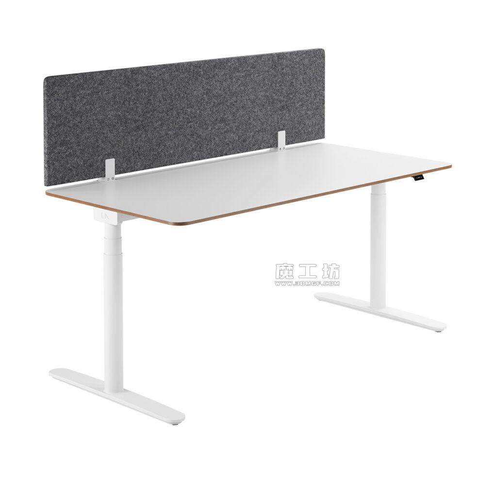 TALO. Konig+Neurath YOU Office Desk with Cover