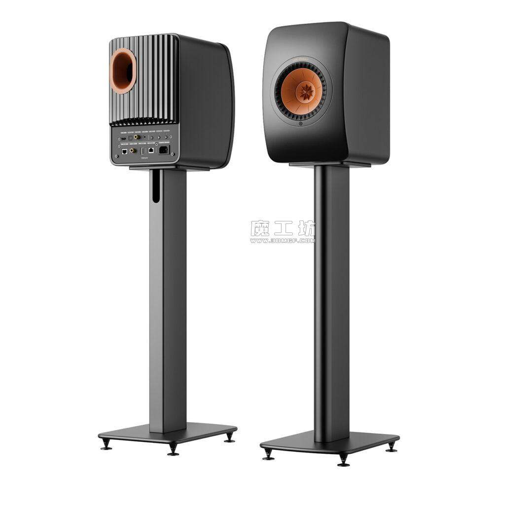 KEF LS50 Wireless II 音箱 带支架