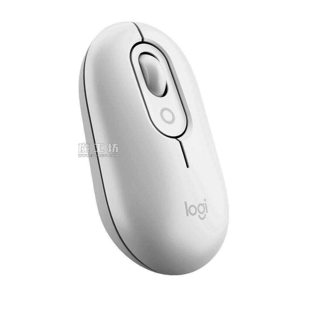 Logitech Pop 无线鼠标 白色