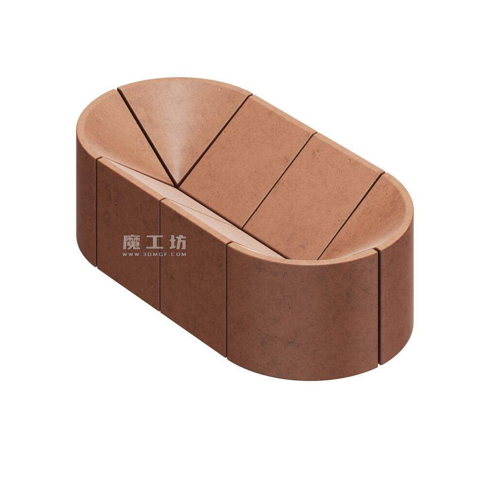 Origin Made Brut 椭圆形碗形雕塑