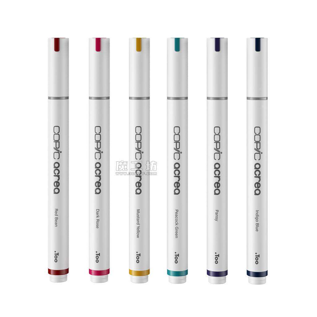 Copic Acrea 马克笔套装 – 深色