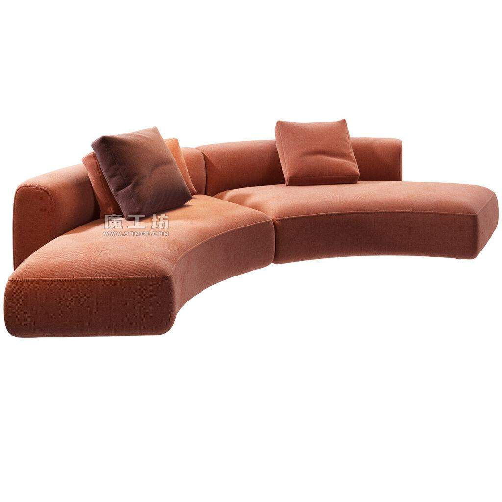MDF Italia Cosy Curve 模块沙发 4