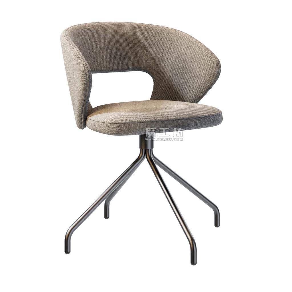 Origins 1971 Fard Metal 665 Swivel Chair