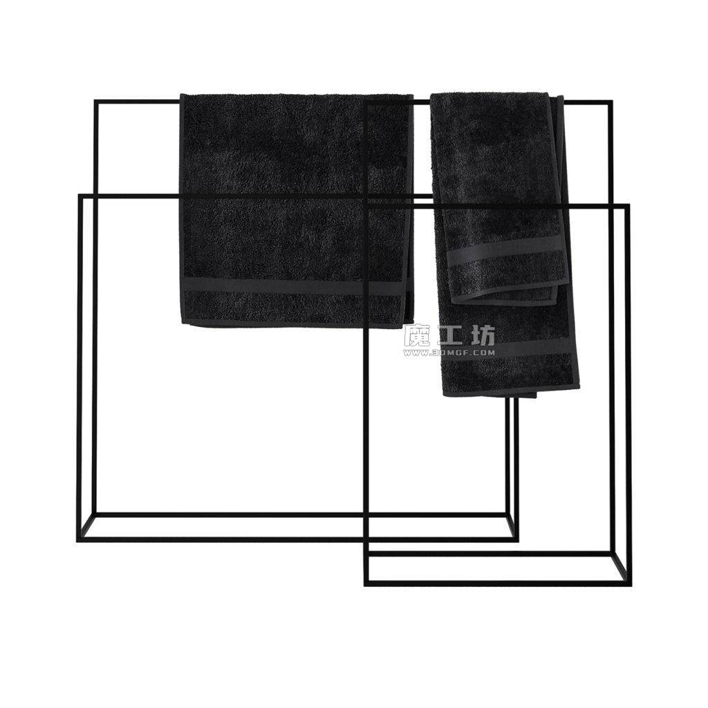 Adriani e Rossi Gamani Standing Metal Towel Rack