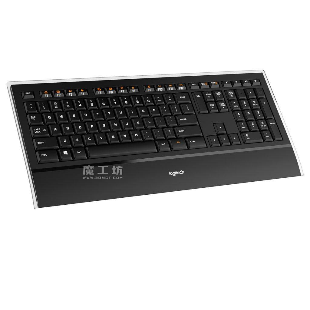 Logitech Illuminated 键盘 K740
