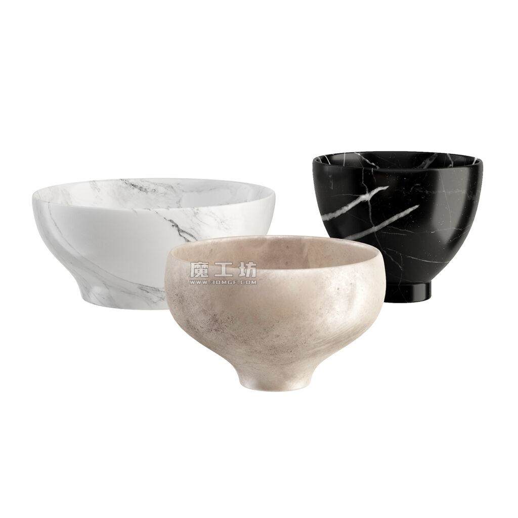 Salvatori Japanese Stone Serving 碗s