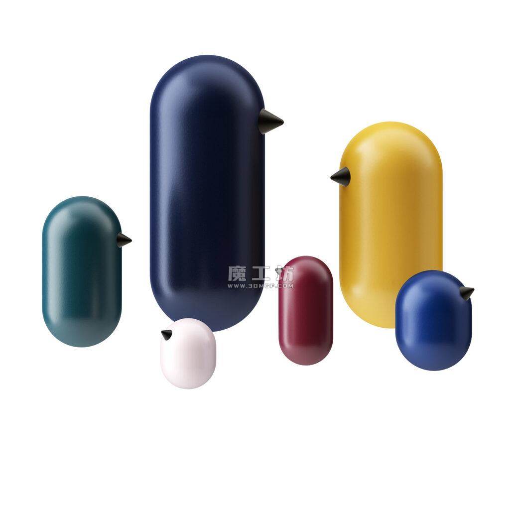 Normann Copenhagen Little Bird Decorative Figures