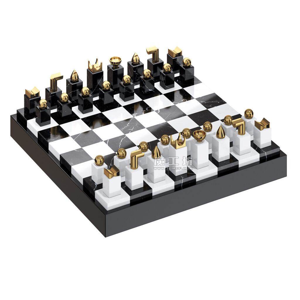 L’Object 大理石 Chess Set