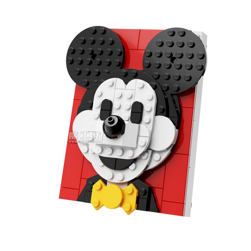 Lego Mickey 鼠标 Portrait