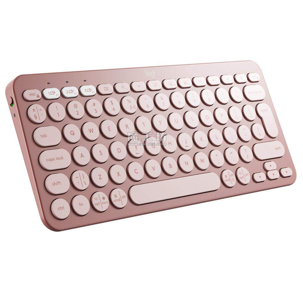 Logitech Pebble Keys 2 K380S Rose 键盘