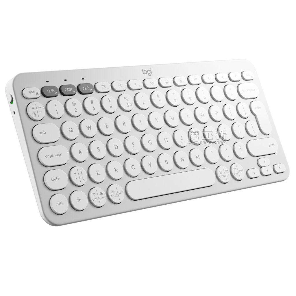 Logitech Pebble Keys 2 K380S 白色 键盘