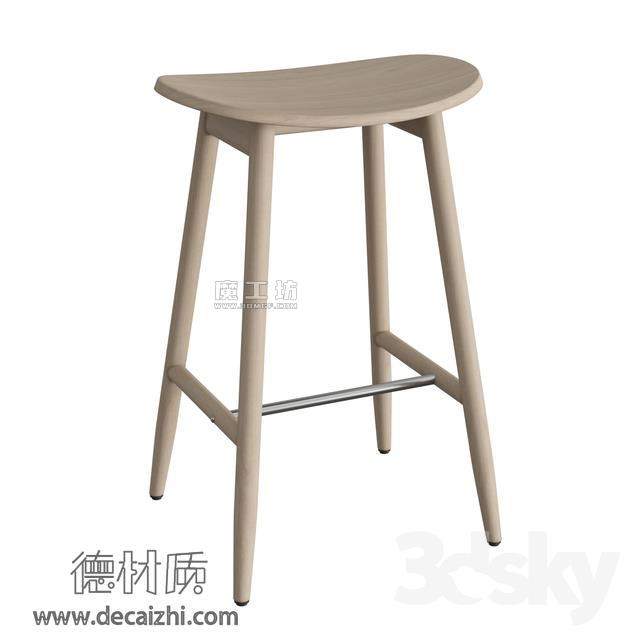 现代吧椅3D模型