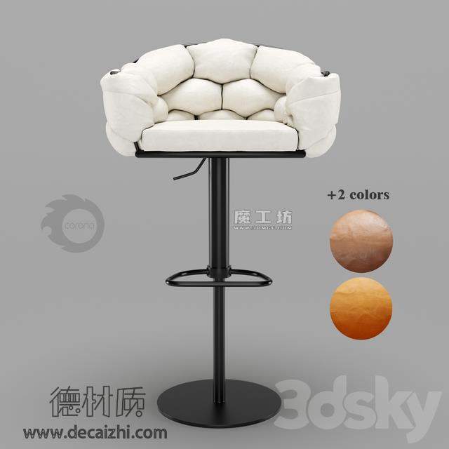 现代吧椅3D模型