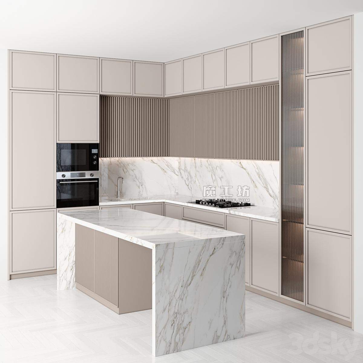 Kitchen90 Vray 2015 渲染器模型