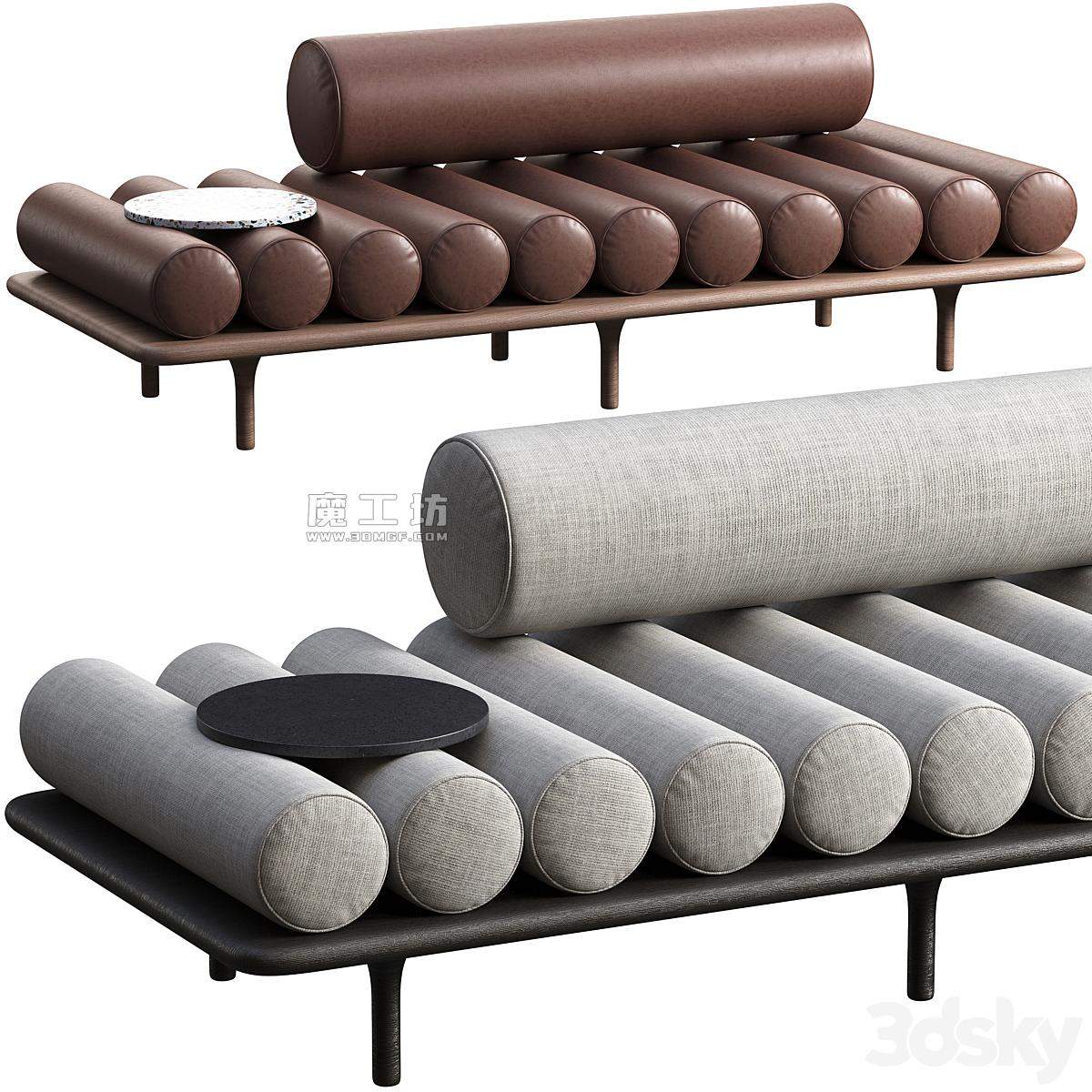 Sofa Tacchini Five To Nine 3D模型