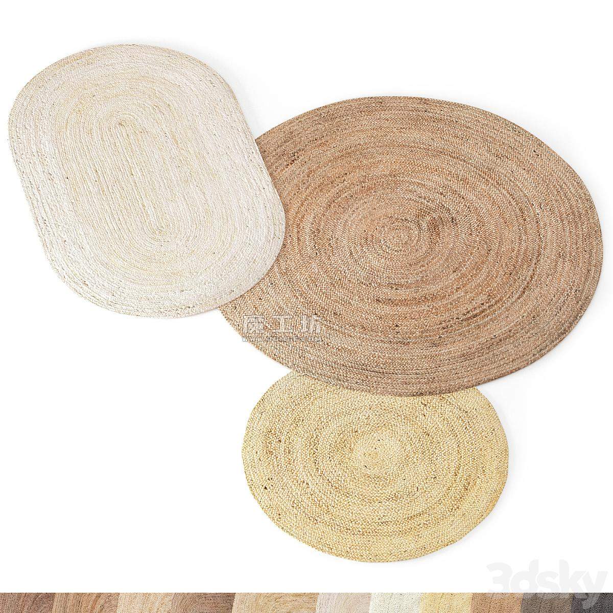 Carpet Jute Set 01 Vray 2014 3D模型