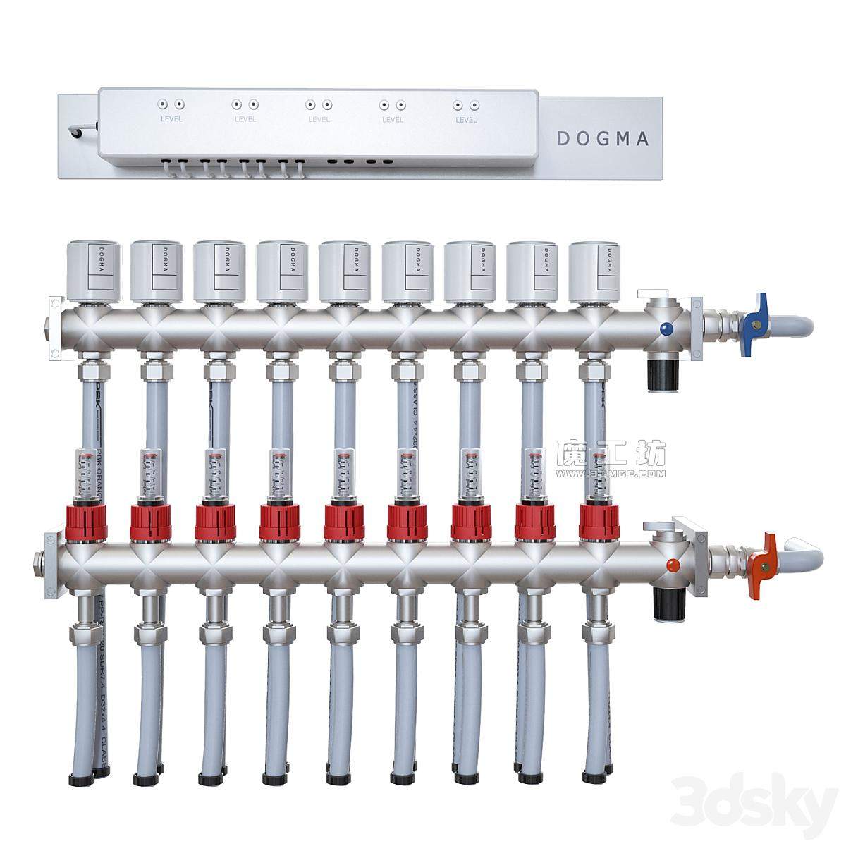Heating System Smart Home Vray 3D模型