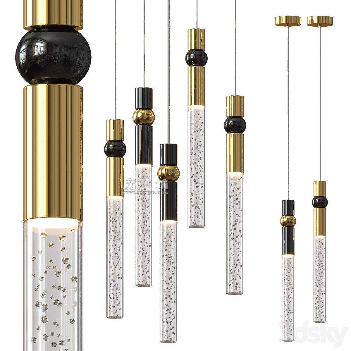 Spree Pendant Light 3D模型