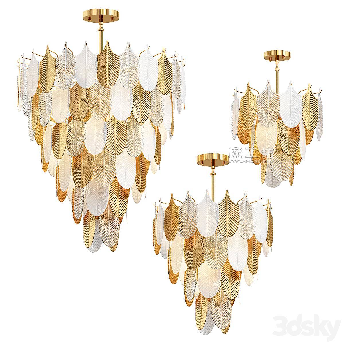 Freya Liama Chandelier Collection 3D模型