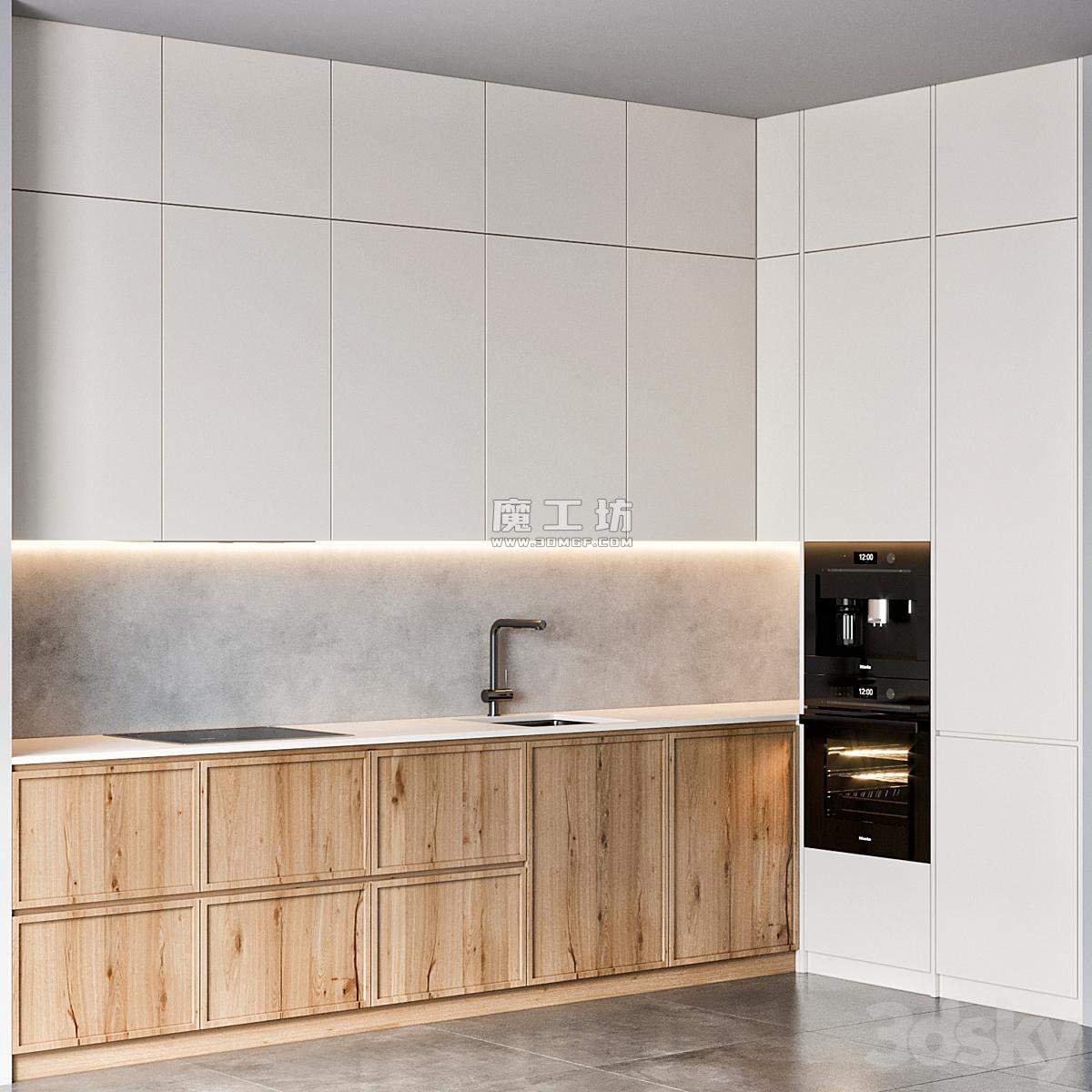 Kitchen 60 Vray 3D模型